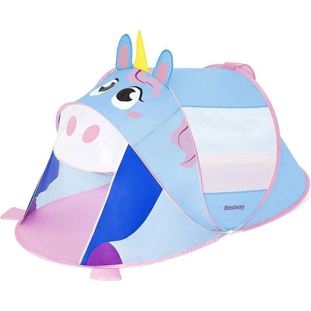 Trade Shop - Tenda Capanna Pop Up Da Gioco Unicorno Adventure 182x96x81 Cm Per Bambini 68110 -