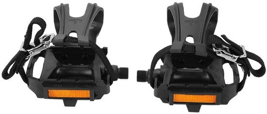 Pedali da Mountain Bike/Rally - Clip/Strisce - Nylon Resistente - Resistenti alle Sollecitazioni - Installazione Facile - Accessori per Bicicletta
