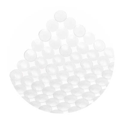 Tappeto antiscivolo per doccia - Modello Rondo' - Colore Bianco