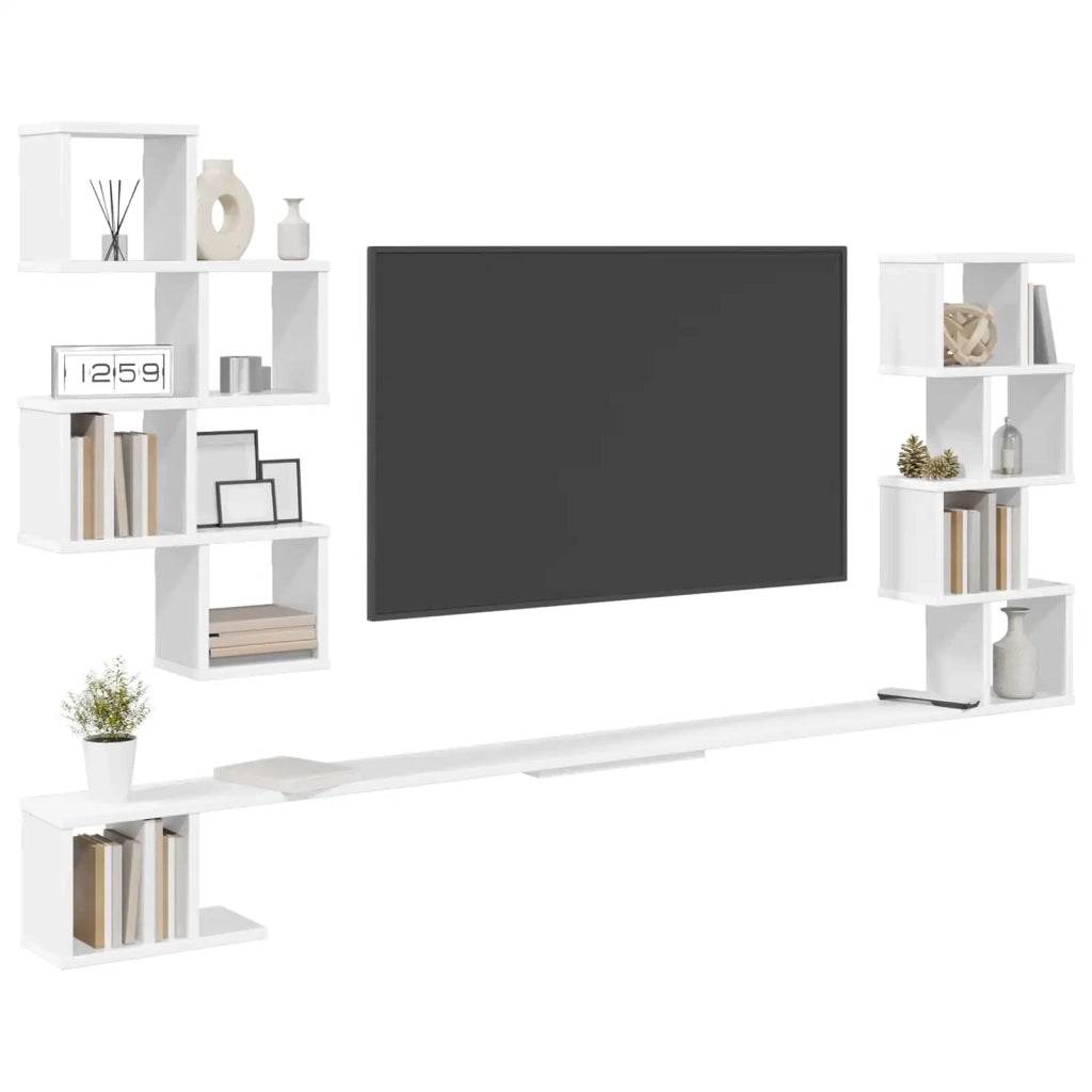 Mensola per TV da muro Bianco 200 x 15 x 94 cm 8012300
