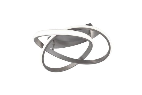 Plafoniera moderna LED 18W 45cm argento RL Course