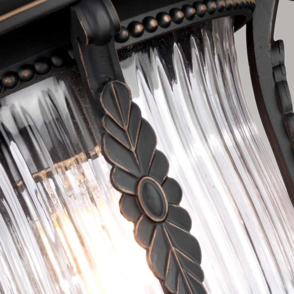 Lampada sospesa da esterno Luverne bronzo E27 60W Kichler