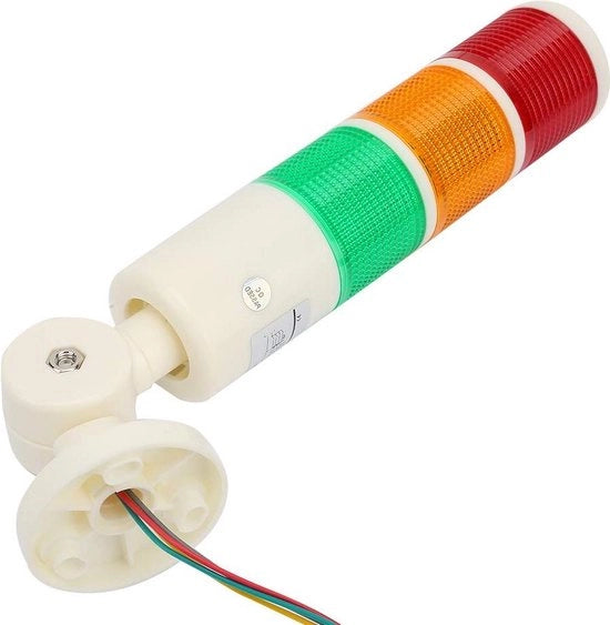 Segnalazione a Led a Distanza Segnalazione Industriale Luce di Emergenza a Tre Livelli Torre di Segnalazione a Led Opportuna Segnalazione di Allarme 24Vdc - Per Applicazioni Industriali