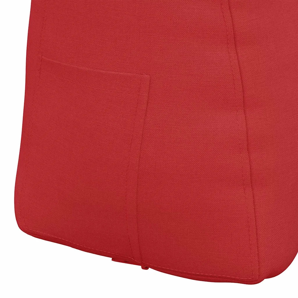Cuscino per Schiena | Cuscino dorsale Rosso 45 x 24 x 50 cm Tessuto