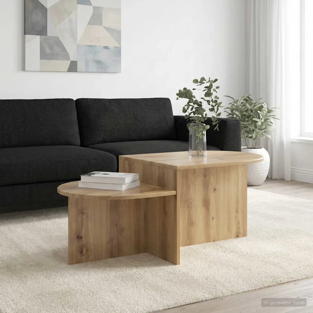 Tavolino da salotto Rovere Artigianale 100 x 50 x 40 cm 8001054