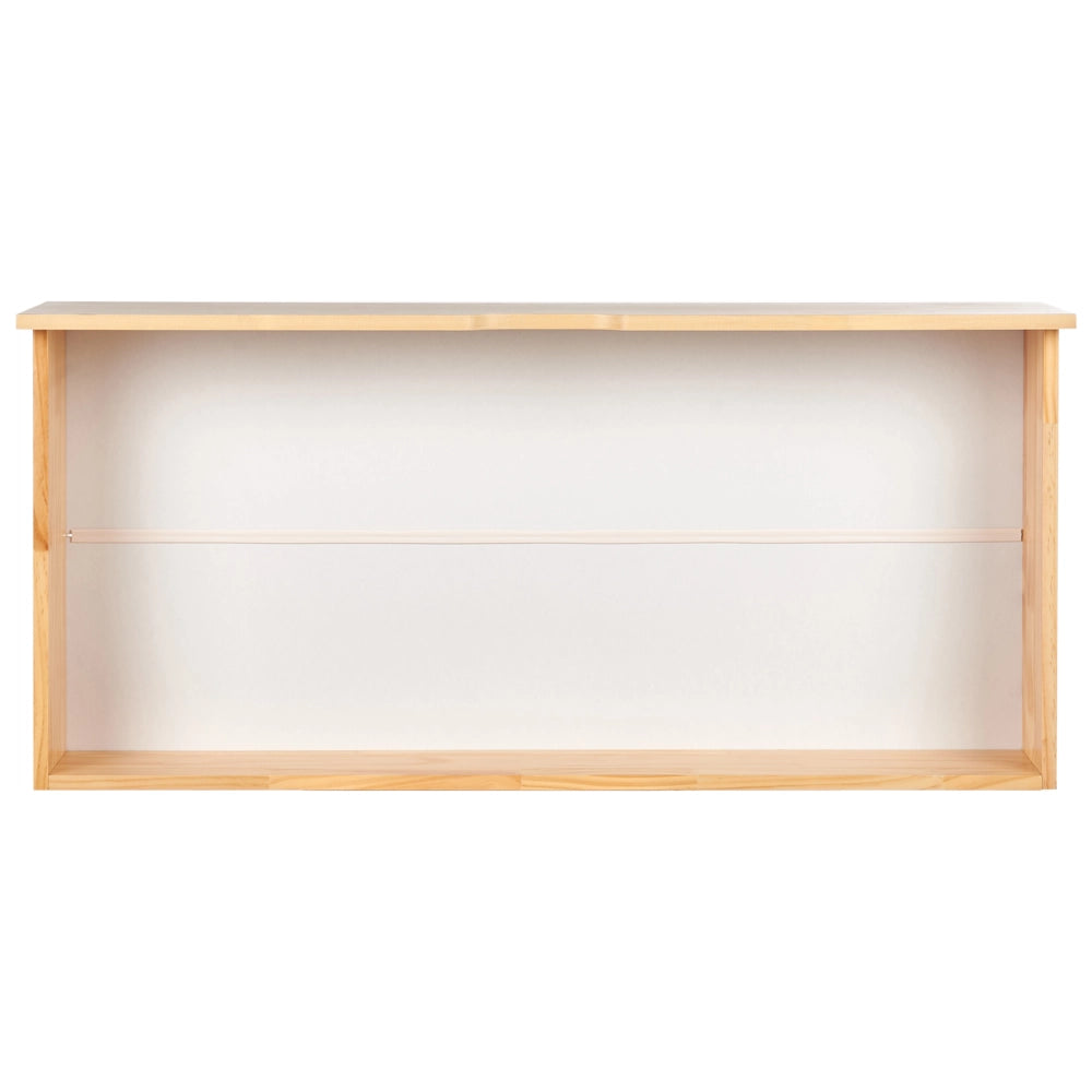Set di 2 cassetti portaoggetti sotto il letto MDF con ruote in marrone chiaro