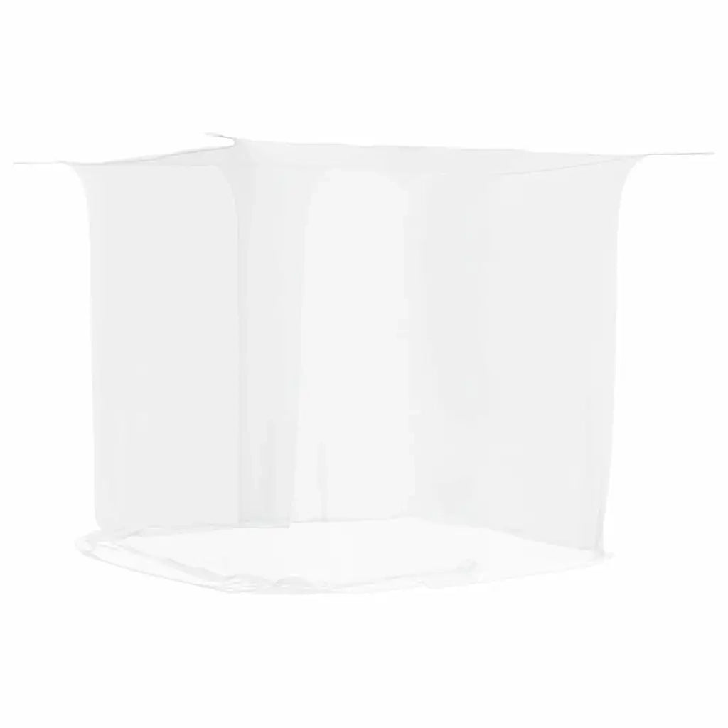 vidaXL Zanzariera Sospesa 156 Rete Bianca 220x100x150 cm