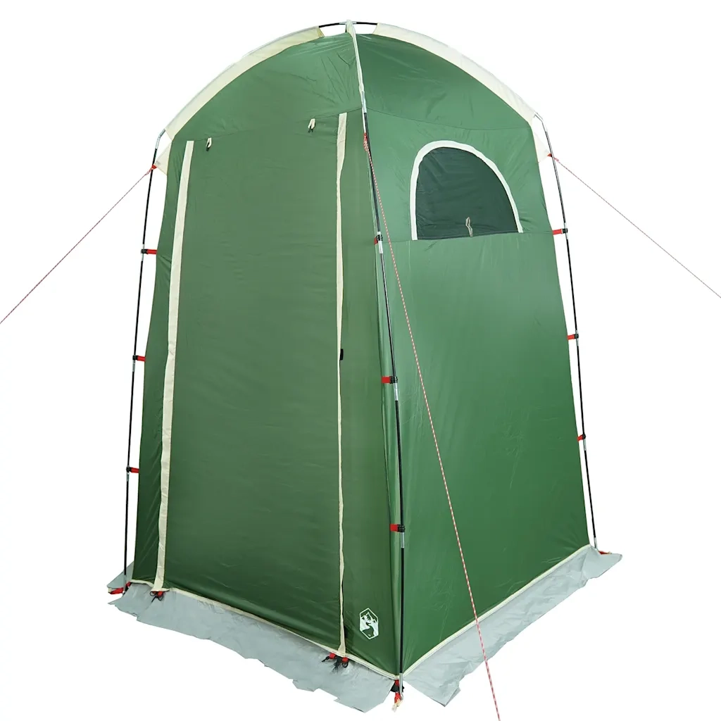 vidaXL Tenda da Doccia Verde Impermeabile