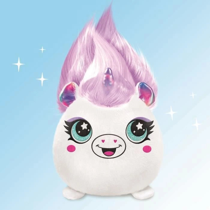 Canal Toys - Peluche Airbrush - Peluche Squishy Hair'iffic da modellare e decorare con spray elettronico, pennarelli, -AIR 040- casuale