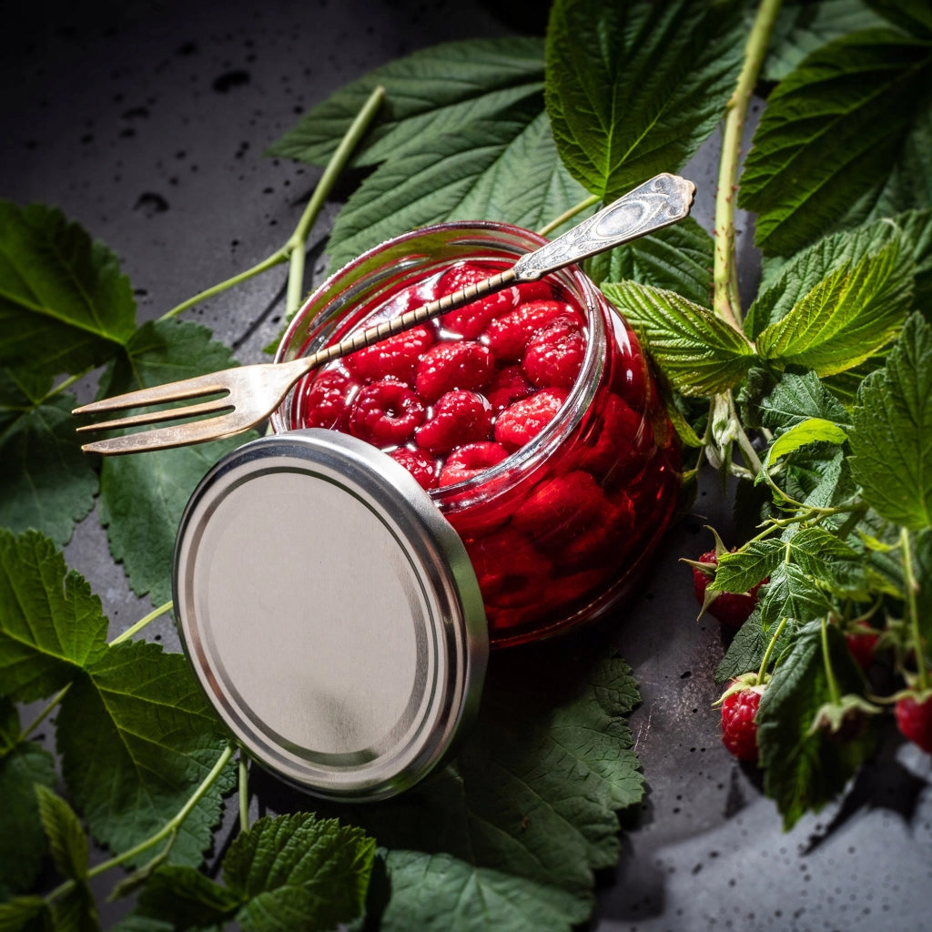 KADAX Denia barattoli per conserve 250ml 10 pezzi 82mm + coperchio "Funghi"