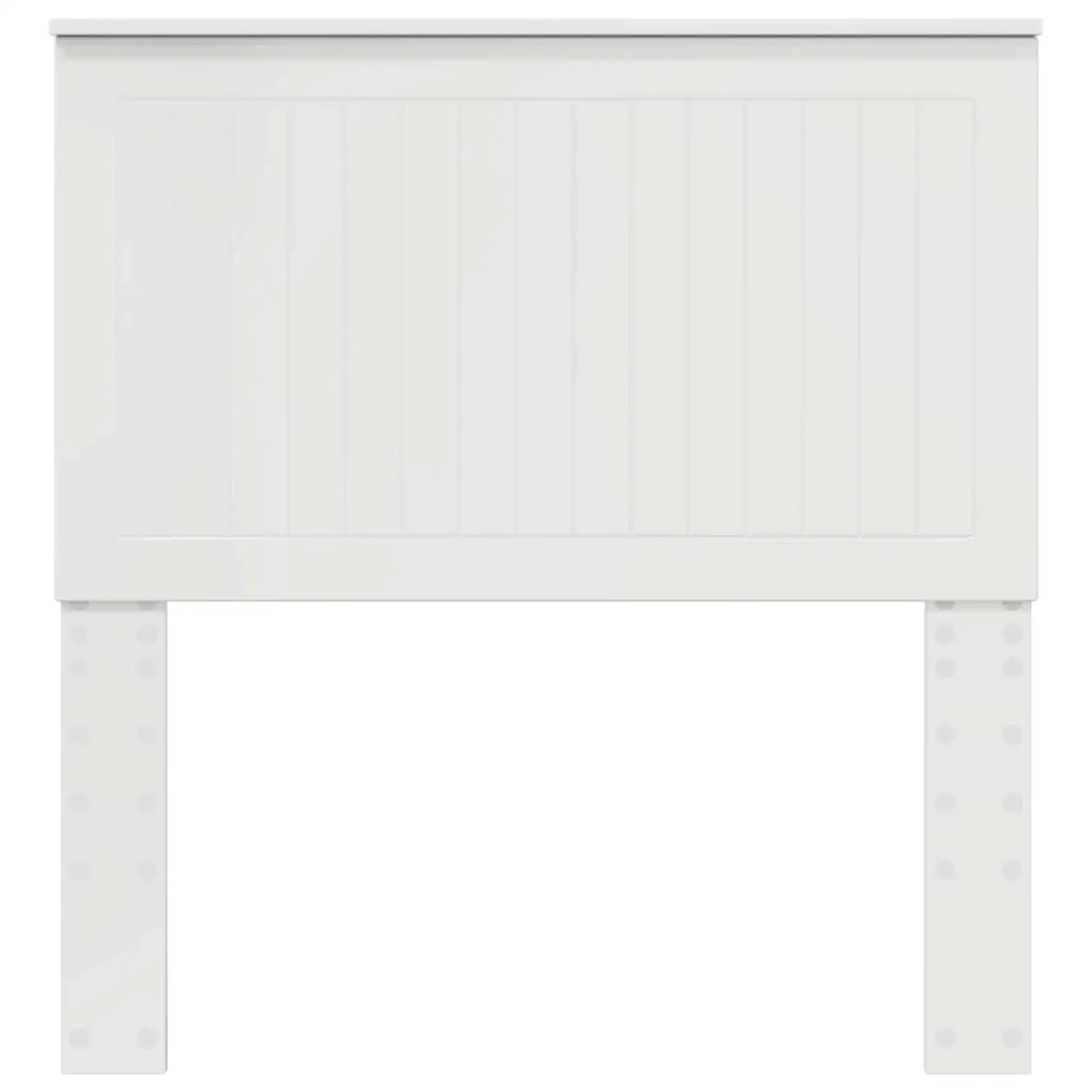 Testiera con testiera Bianco Lucido 90 cm Legno multistrato