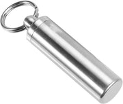 Pillendoos Waterdicht con Hanger per Chiave per Attività All'aperto - Resistente alla Corrosione - Design Compatto - Ideale per l'Uso in Movimento