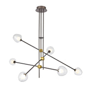 Lampadario Italux Romily LED 6 luci bronzo 3000K 97cm