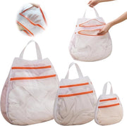 Set di sostegno per bucato - set di 3 - riciclabile e in poliestere - con chiusura a raccordo - per lavatrice - calze e intimo