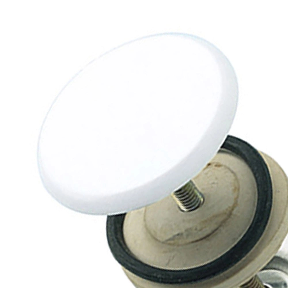 Copriforo per lavabo mm 50, verniciato bianco, tipo pesante