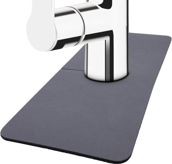 Matrice assorbente per docce e bagni in grigio - Set da 2 pezzi