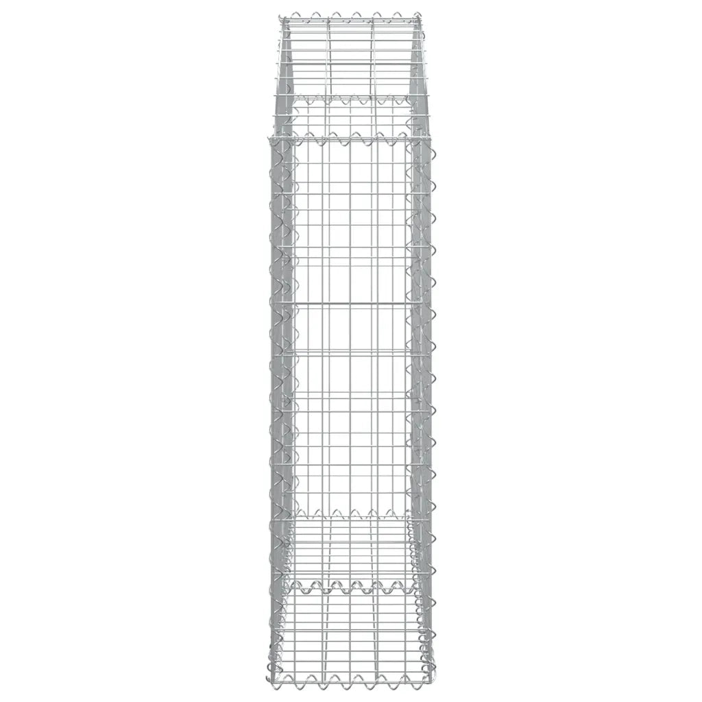 Cesto Gabbione ad Arco 100x30x100/120 cm Ferro Zincato 153425