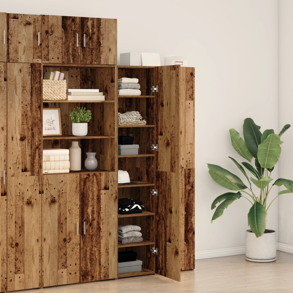Highboard Legno Antico 40x42.5x185 cm Legno ingegnerizzato