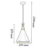 Lampadario a Sospensione Stile Minimal Attacco E27 Cucina Soggiorno bianco