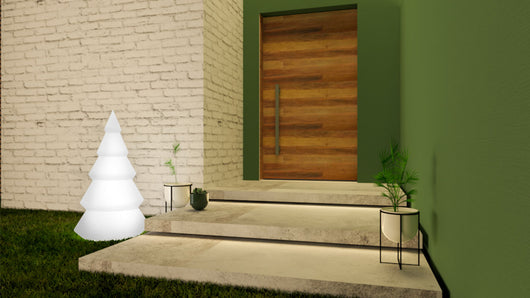 Pino Luminoso Ø47x85 cm in Resina Arkema Pino SL Medio