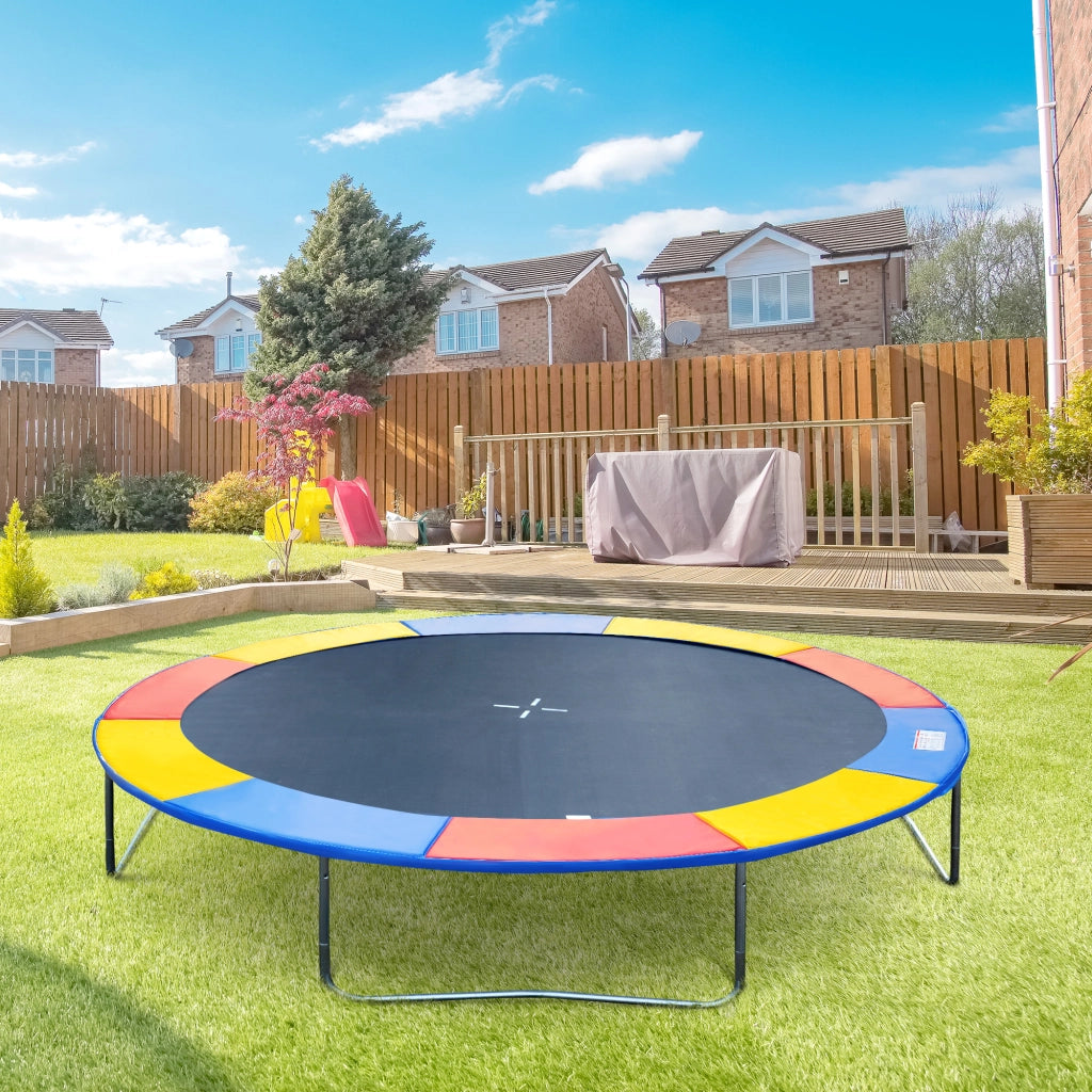 Copertura per Tappeto Elastico ¨C Zephmum ¨C Plastica Multicolore ?244cm
