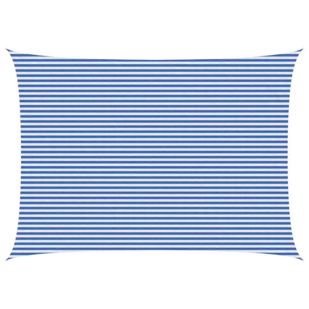 Telo Ombra Blu e Bianco 5 x 6 m HDPE