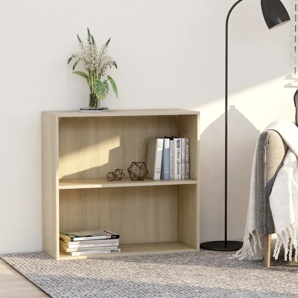 Libreria Rovere Sonoma 80x30x76,5 cm in Legno Multistrato 801002