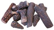 Set 9 Tronchetti Decorativi in Ceramica per Camino a Bioetanolo