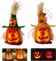 Decorazione di Halloween Lampioncino di Strofoam Pompon Lampione Jack Pompon Lampioncino che Scintilla Decorazione di Luce per Abitazione di Fantasmi - Decorazione di Giardino per Halloween Festa di Halloween (A)