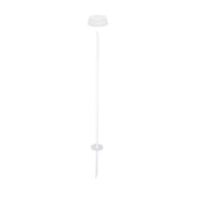 Zafferano Sister Light Picchetto Wi-fi Lampada da terra smart Bianco Perlato ricaricabile e dimmerabile