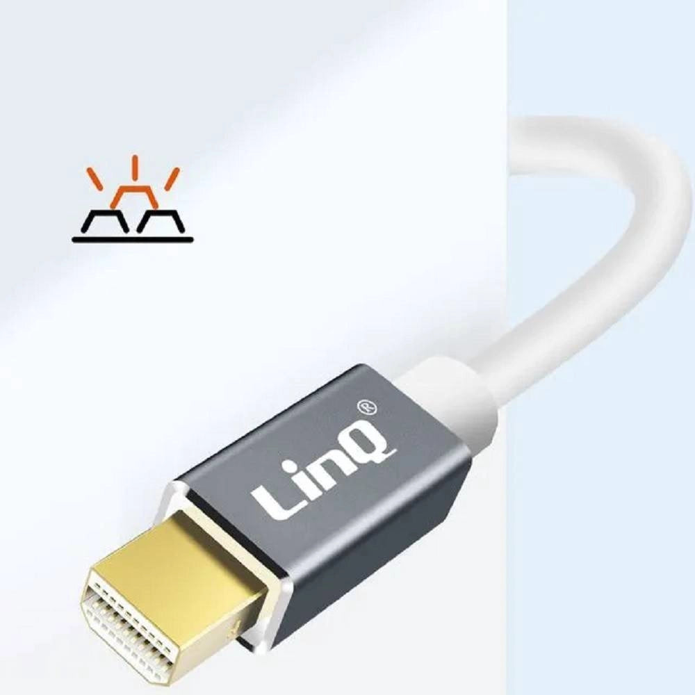 Trade Shop - Cavo Adattatore Video Da Mini Displayport A Mini Displayport 4k 1.8 Mt Hd3203 -