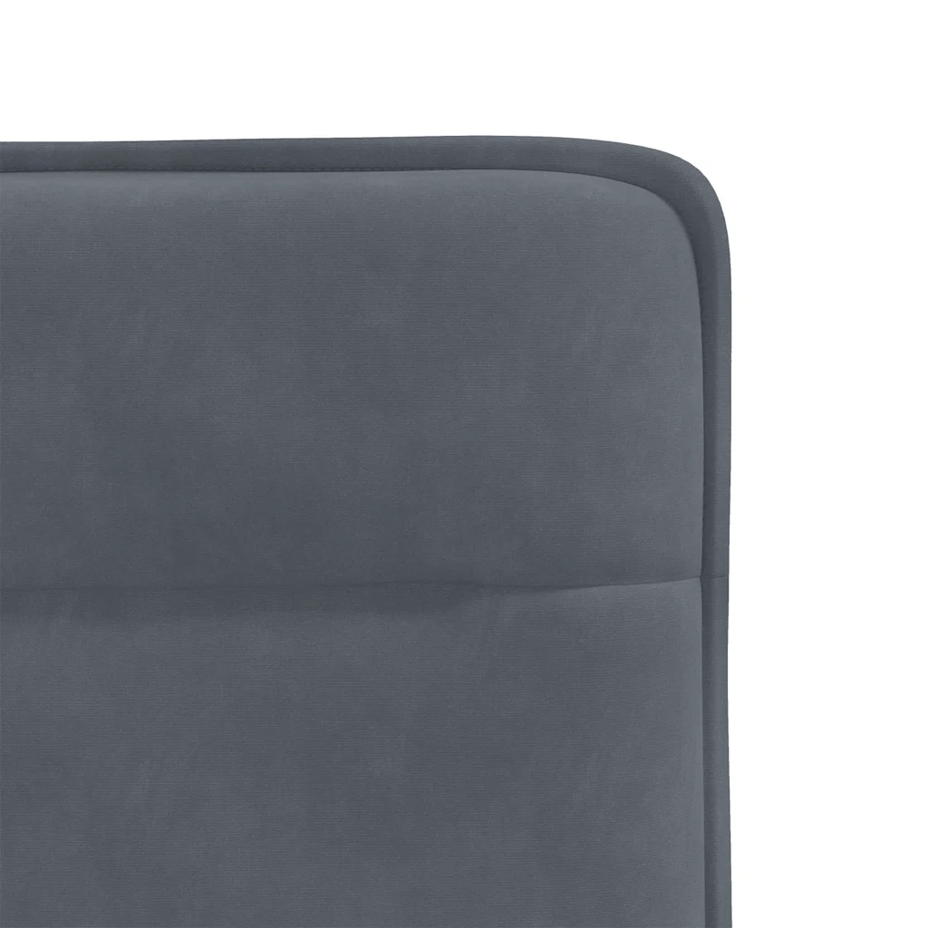 Sedie da Pranzo 4 pz Grigio Scuro in Velluto 3315310