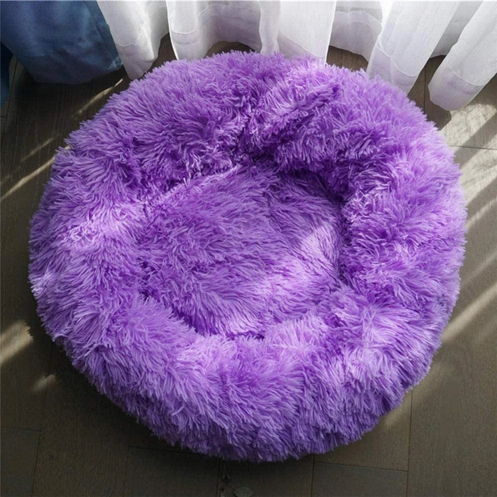 Trade Shop - Cuccia In Velluto Peluche Lavabile Super Morbida Per Cani Gatti Animali Da 80 Cm -