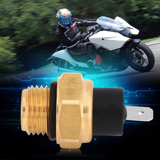 Regolatore di Ventilazione a Termo per Radiatore per Honda VFR700F VFR750F VFR800 VTR1000F VT600 VT750 VT1100 37760-MT2-003 - Sensore di Temperatura del Radiatore.