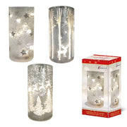 MA MAISON LAMPADA LED IN VETRO DECORATO CON FANTASIE DIVERSE E ASSORTITE MISURA 9X20H CM