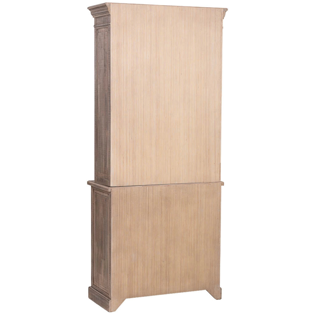 Vetrina in legno marrone 87x40x198h cm