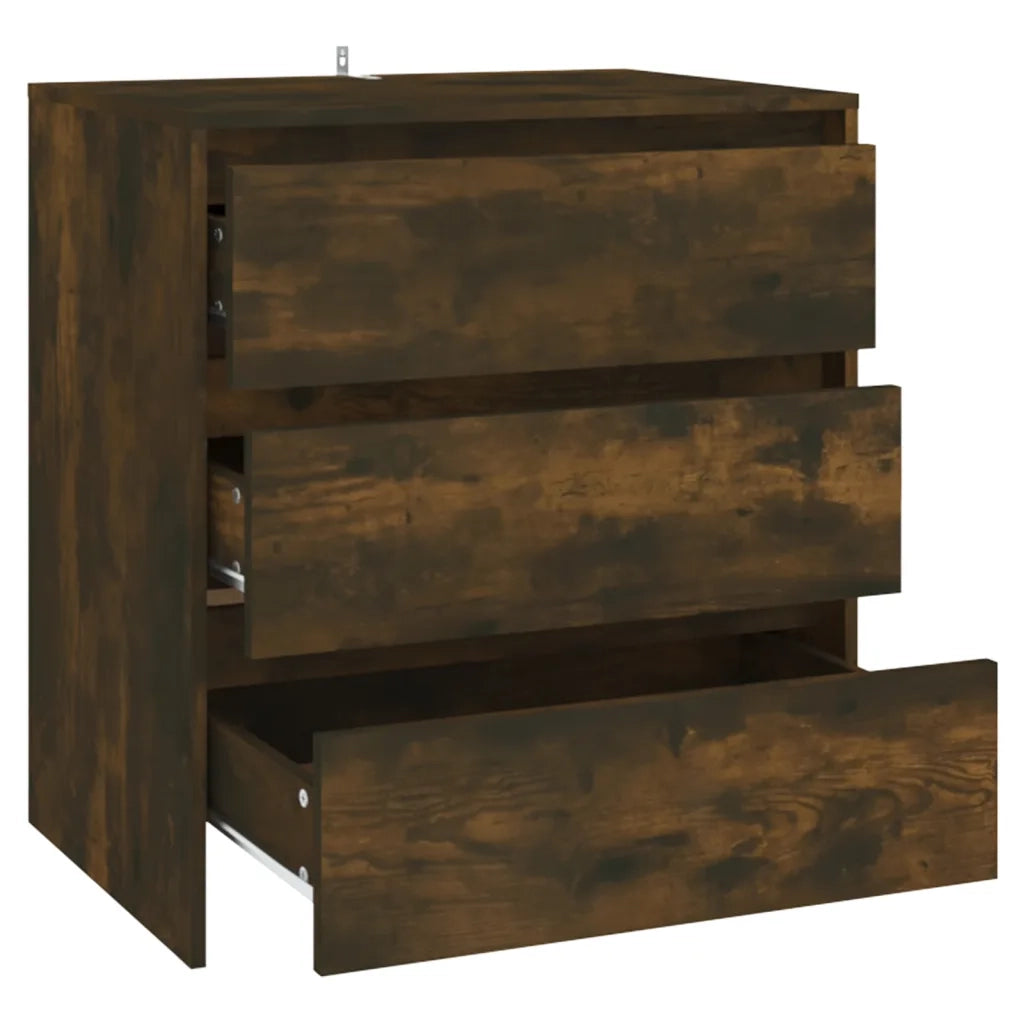 Credenza Rovere Fumo 70x41x75 cm in Truciolato cod mxl 19477
