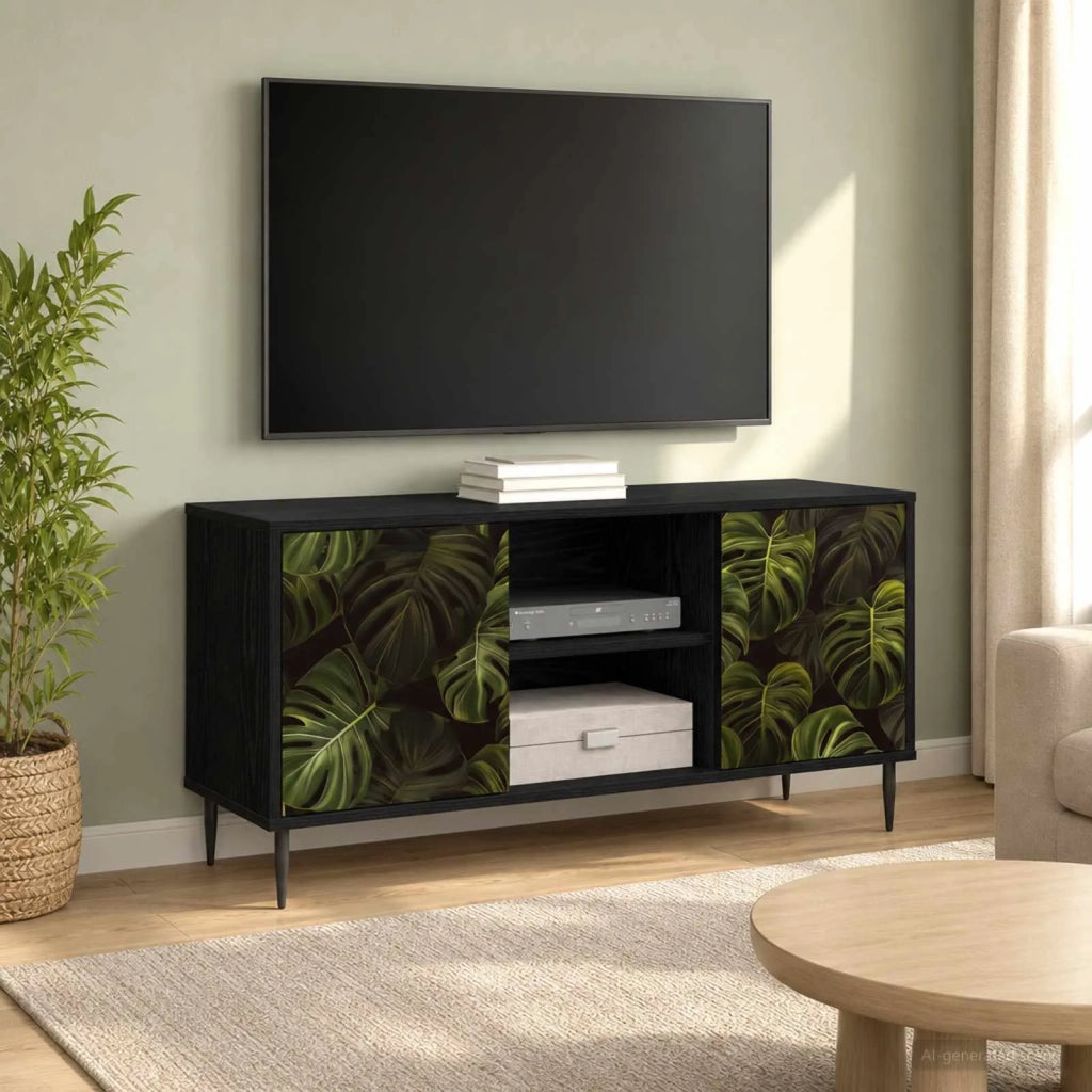 Mobile TV ELBURG 102 x 33 x 51 cm Rovere Nero 8007053