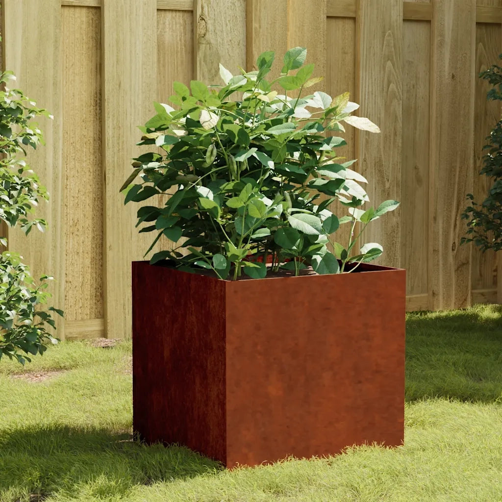 Fioriera 40x41x40 cm in Acciaio Cortencod mxl 82949