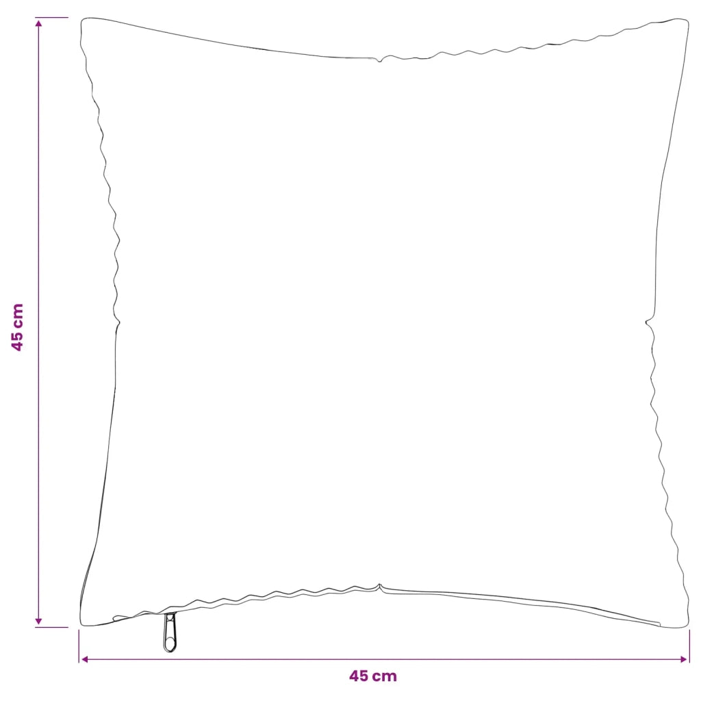 Federa 2 pcs ALMELO Blu navy 45 x 45 cm corduroy 914773