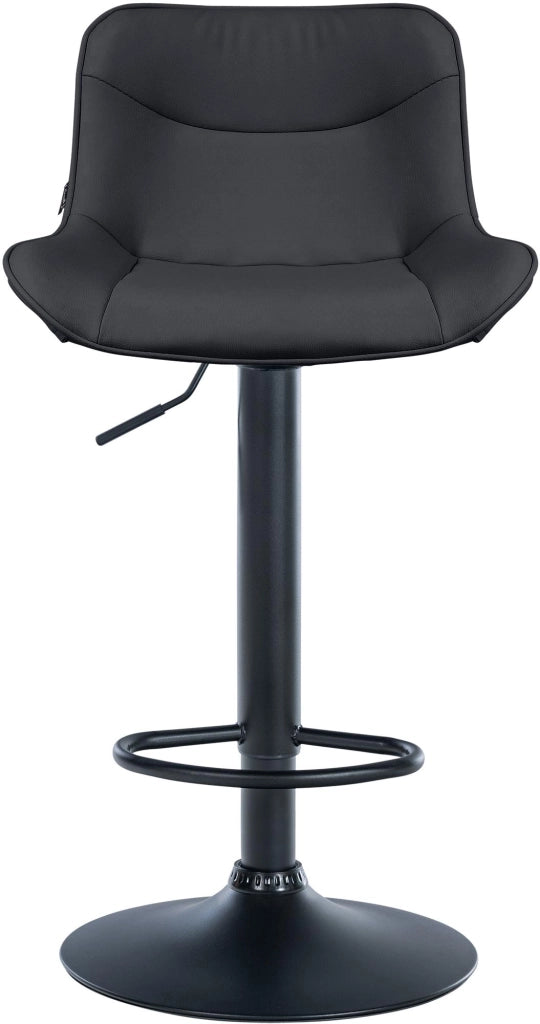 2er Set Barhocker Vonore Kunstleder schwarz
