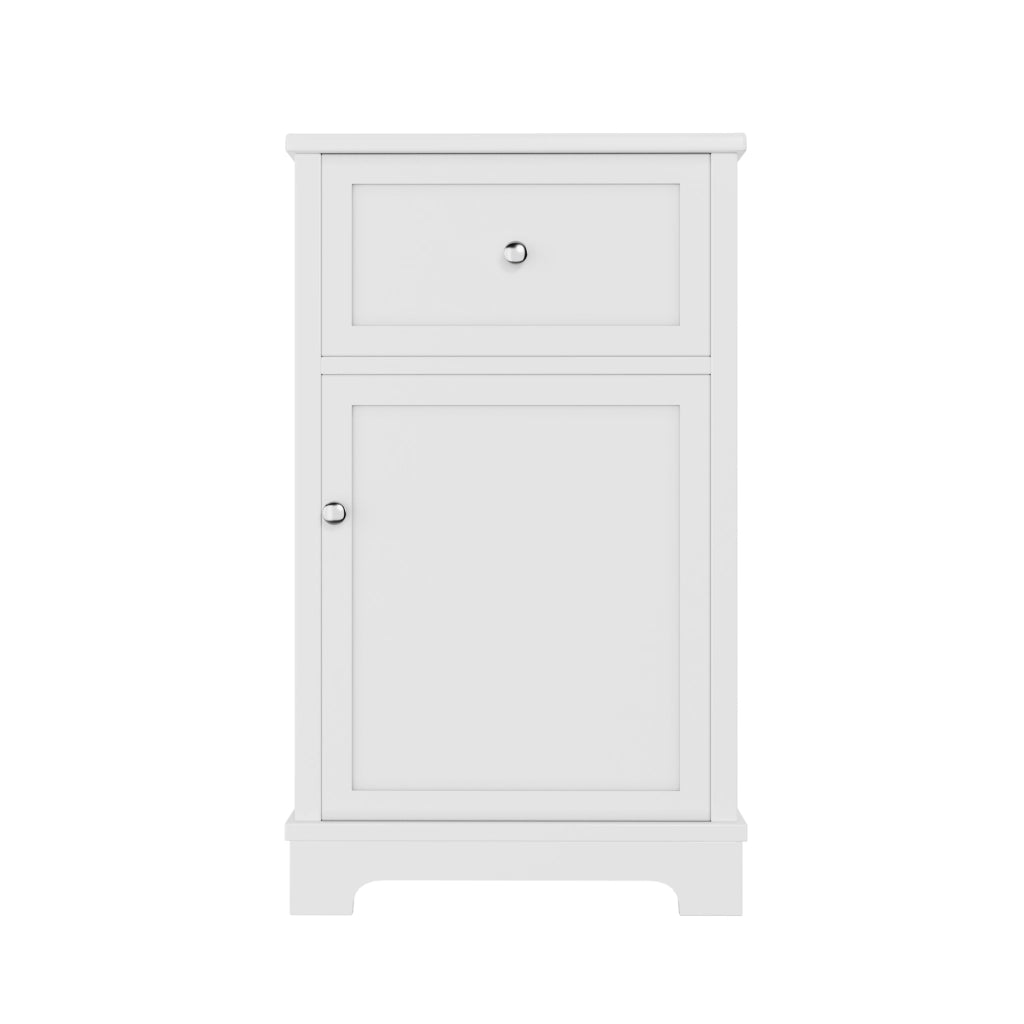 Mobile bagno con lavabo integrato 51x46x87 cm, MDF laccato, bianco