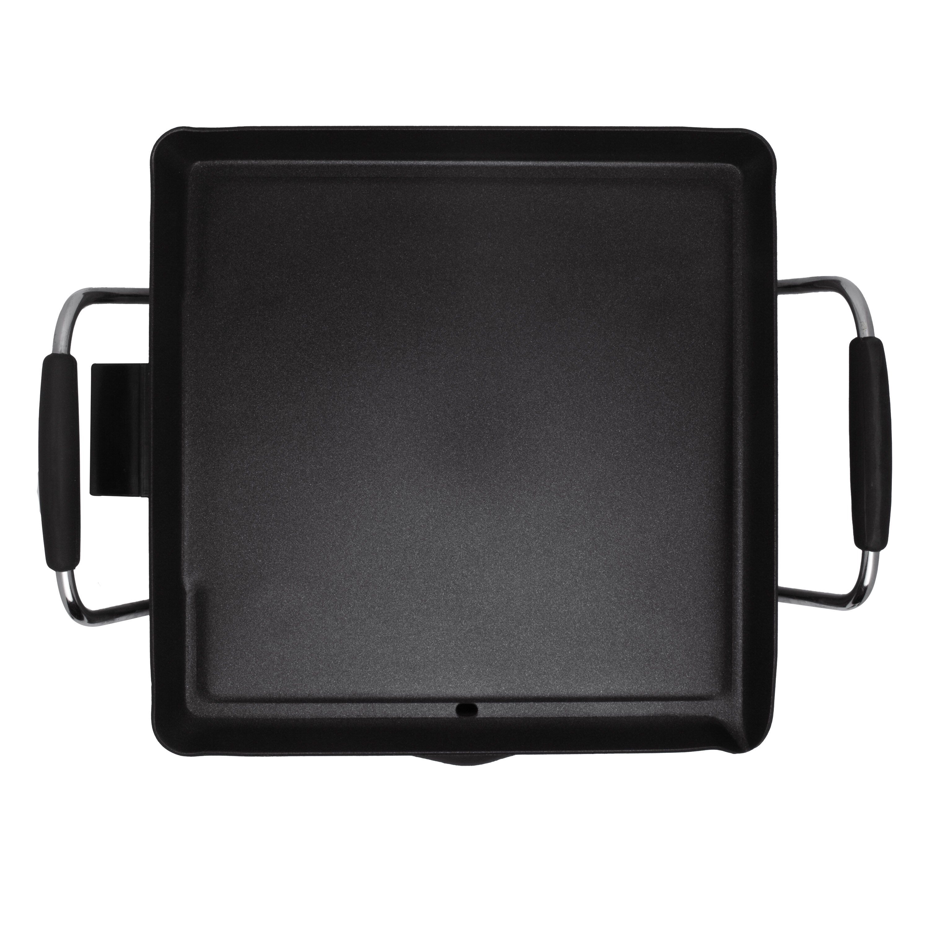 SOGO Griglia Elettrica da Tavolo 1500W – Antiaderente, Termostato Regolabile, Cottura Senza Grassi, Manici in Acciaio, Facile da Pulire