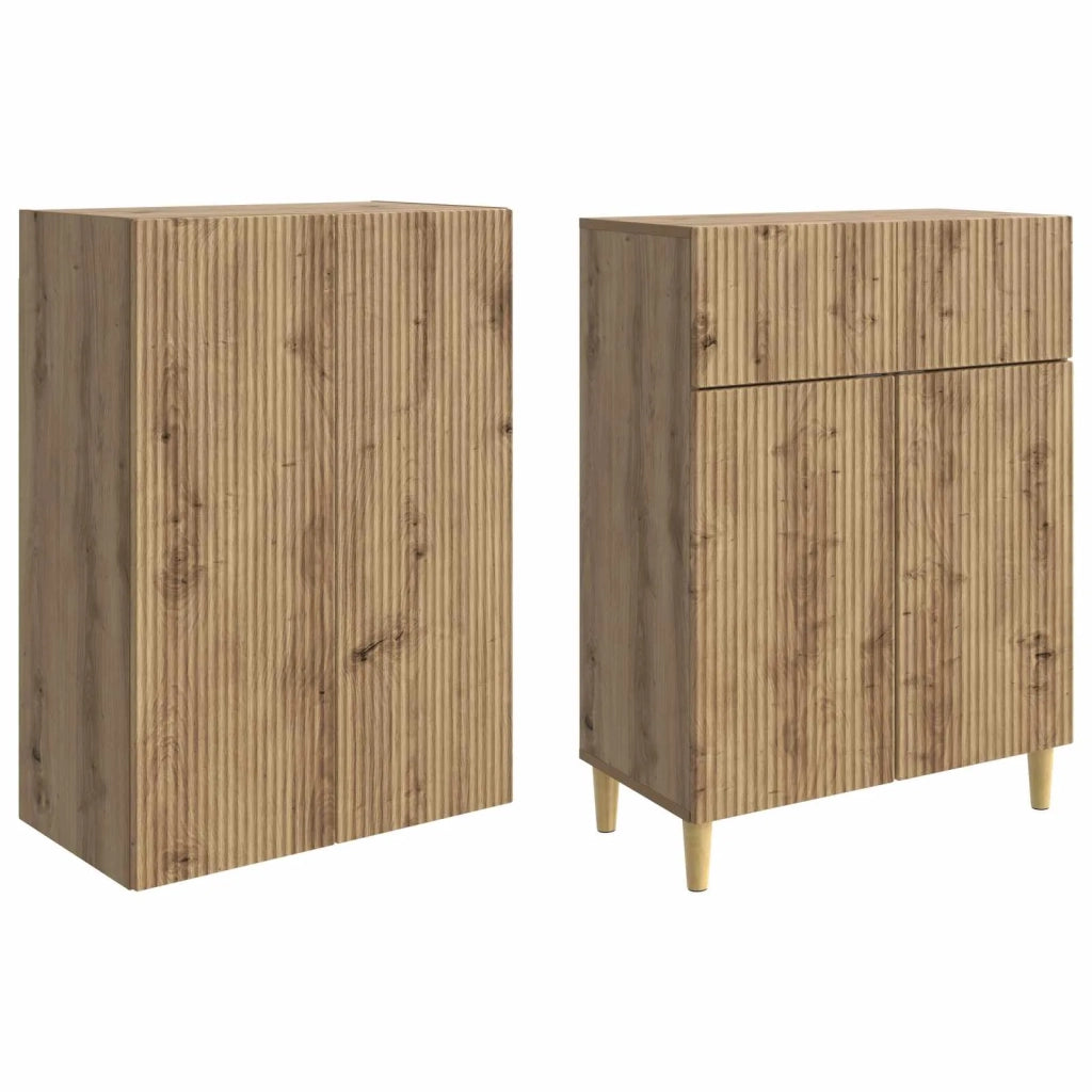 Set di armadi 2 pcs 66 x 34,5 x 90 cm Legno ingegnerizzato 3416591