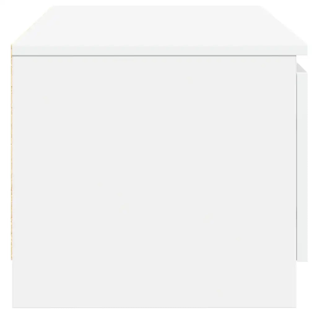Mobile Porta TV Bianco 140x40x35,5 cm in Legno Multistrato 800648