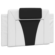 Cuscino Testiera Viana Nero e Bianco 90 cm in Similpelle CFW4084671