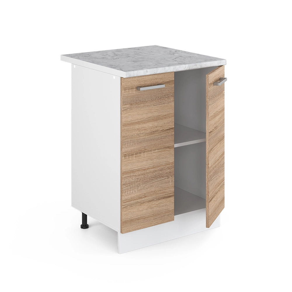 Vicco Mobiletto base cucina Sonoma 60 cm , PL Marmo