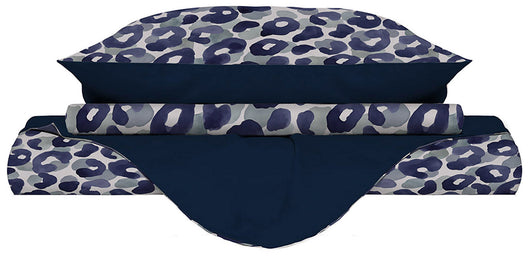 Copripiumino Matrimonale con Federe Stampato in Microfibra Wild