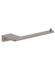 Porta carta igienica da parete NIL in metallo lucido grigio ottone 15,8 cm