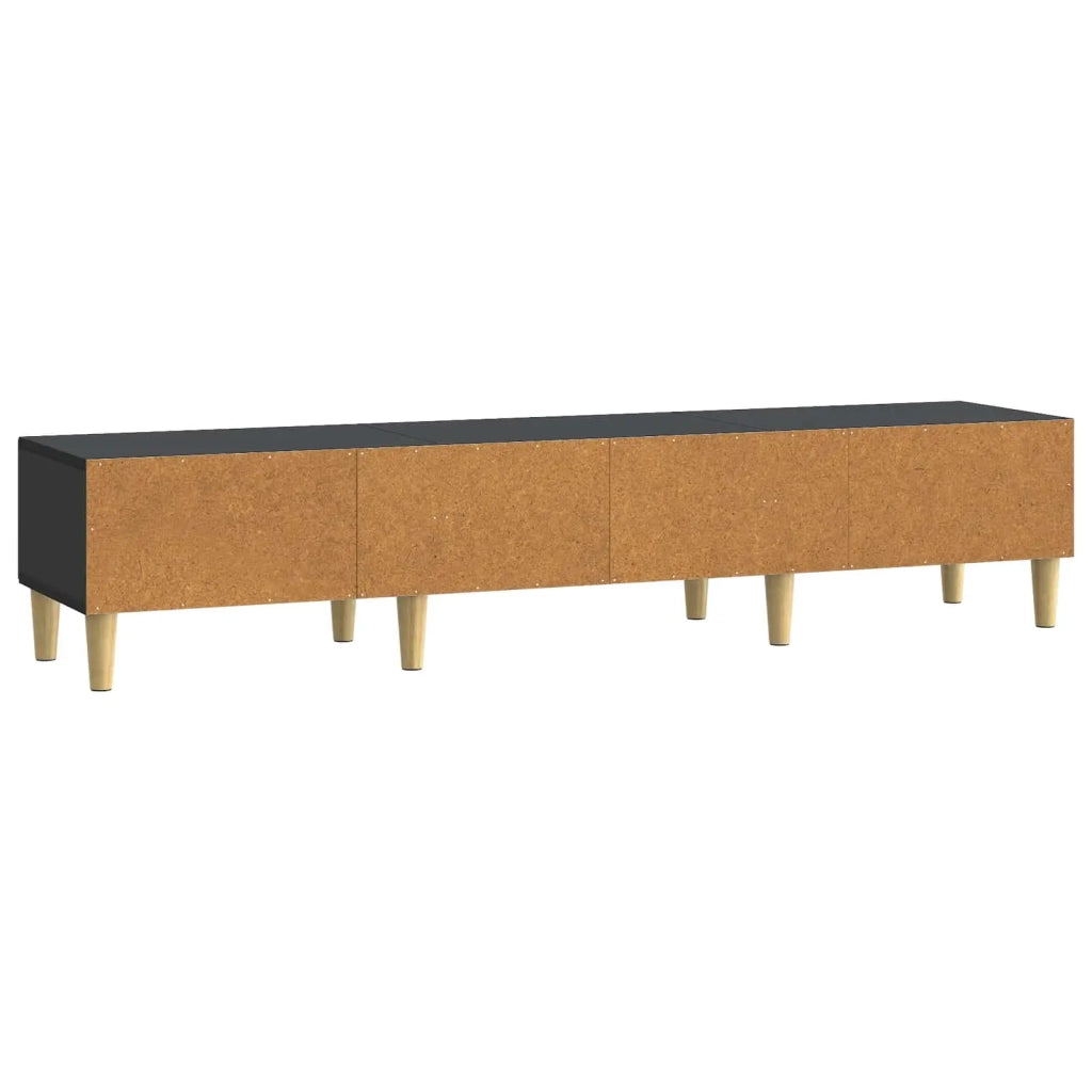 Mobile TV Nero 147 x 34,5 x 30 cm Legno ingegnerizzato 894706
